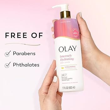 OLAY INTENSELY HYDRATING BODY LOTION - HYALURONIC + NIACINAMIDE & LIPIDS 17oz/502ml