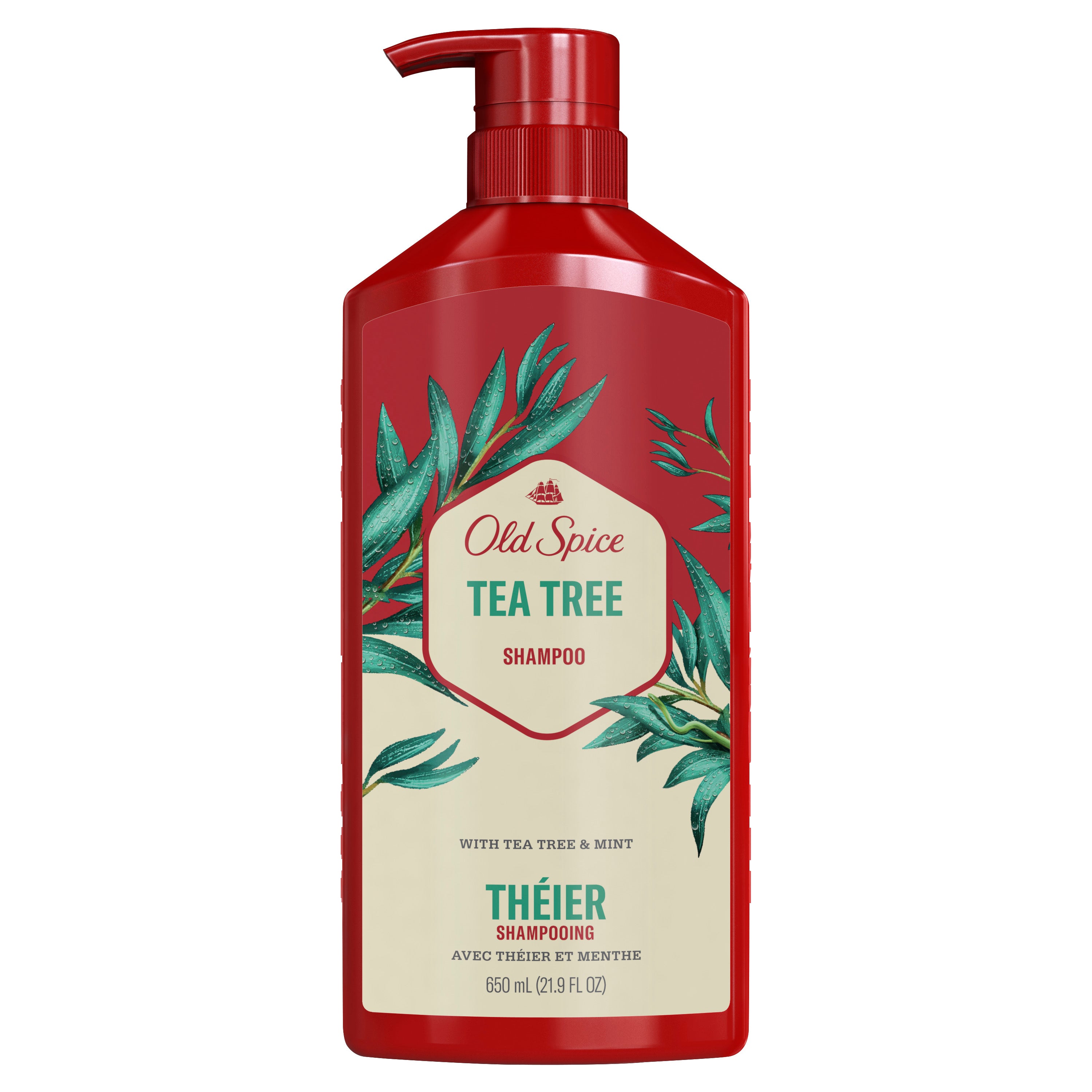 OLD SPICE TEA TREE SHAMPOO 650ml/21.9oz