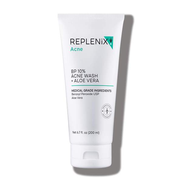 REPLENIX BP 10% ACNE WASH + ALOE VERA 6.7oz/200ml