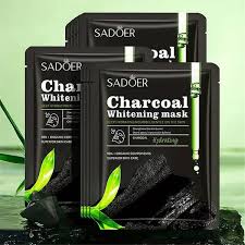SADOER CHARCOAL WHITENING FACIAL MASK - SHEET MASK