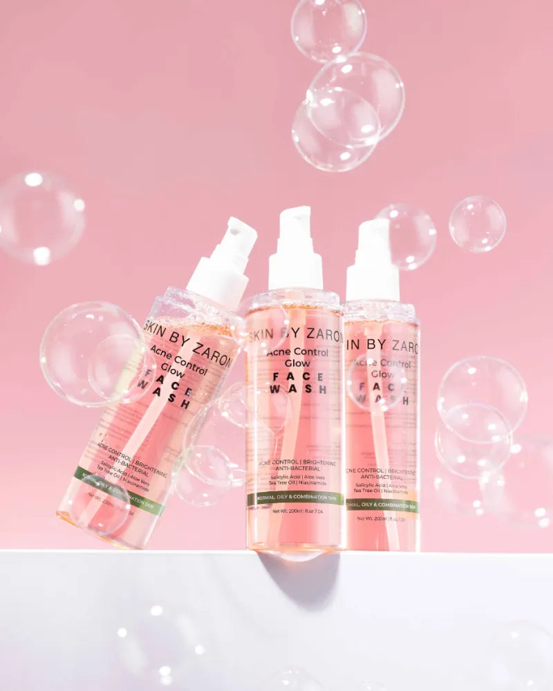 SKIN BY ZARON ACNE CONTROL GLOW FACE WASH 200ml/7.04oz