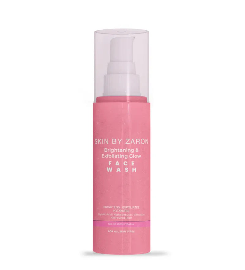 SKIN BY ZARON BRIGHTENING & EXFOLIATING GLOW FACE WASH 200ml/7.04oz