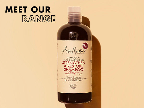 SHEA MOISTURE JAMAICAN BLACK CASTOR OIL STRENGTHEN & RESTORE SHAMPOO 473ml (BONUS SIZE)