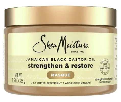 SHEA MOISTURE JAMAICAN BLACK CASTOR OIL STRENGTHEN & RESTORE TREATMENT MASQUE 326g