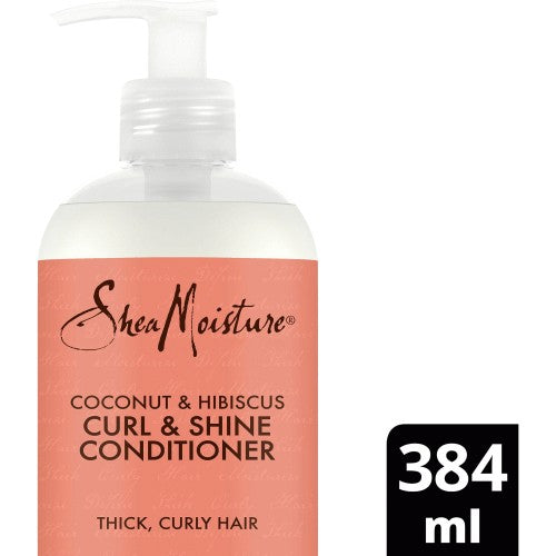 SHEA MOISTURE COCONUT & HIBISCUS CURL & SHINE CONDITIONER 13oz/384ml