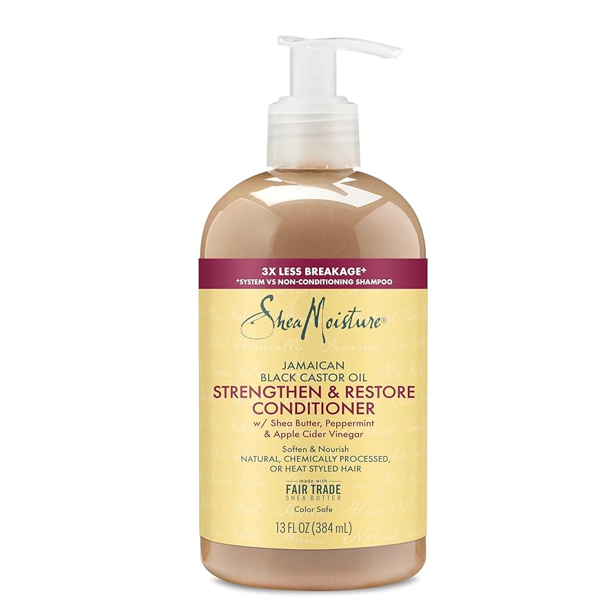 SHEA MOISTURE JAMAICAN BLACK CASTOR OIL STRENGTHEN & RESTORE CONDITIONER 13oz/384ml