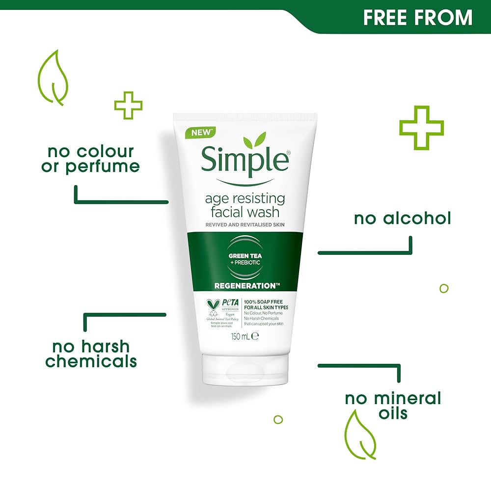 SIMPLE AGE RESISTING FACIAL WASH 150ml