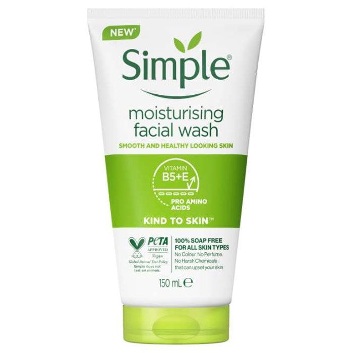 SIMPLE MOISTURISING FACIAL WASH 150ml