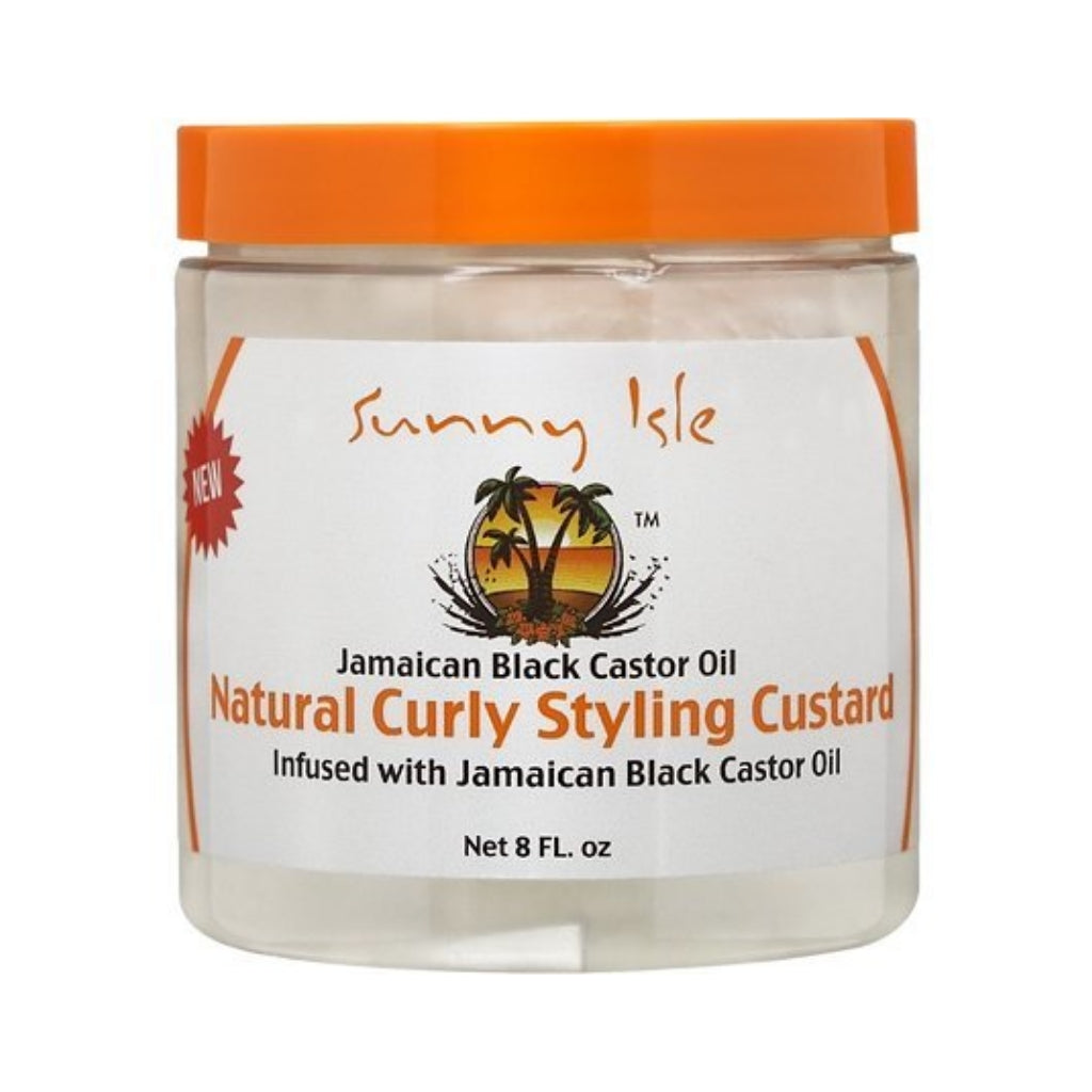 SUNNY ISLE JAMAICAN BLACK CASTOR OIL NATURAL CURLY STYLING CUSTARD 8oz