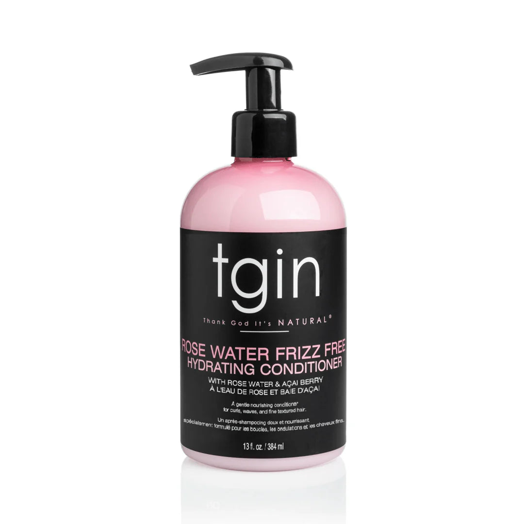 TGIN ROSE WATER FRIZZ FREE HYDRATING CONDITIONER 13oz/384ml