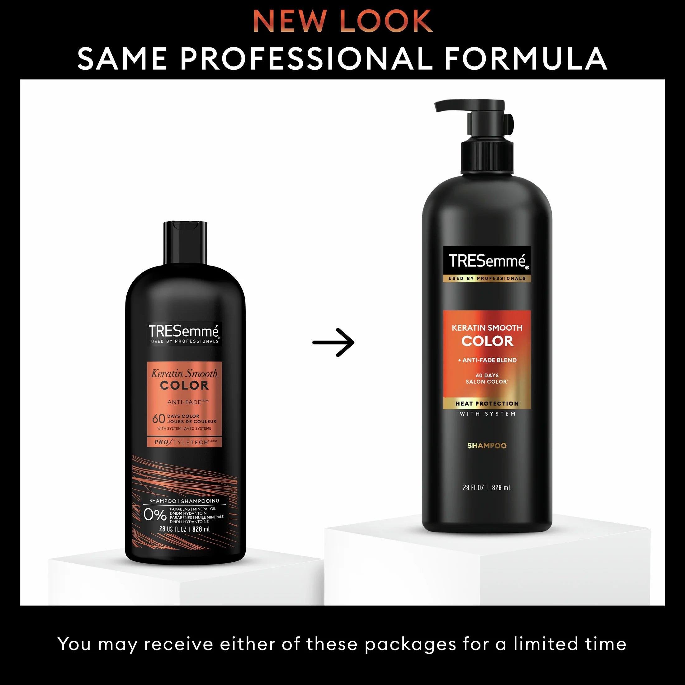 TRESEMME KERATIN SMOOTH COLOR SHAMPOO 28oz/828ml