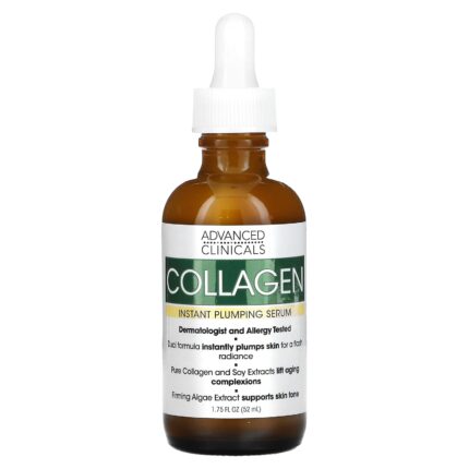 ADVANCED CLINICALS COLLAGEN SERUM Instant Plumping 1.75oz/52ml
