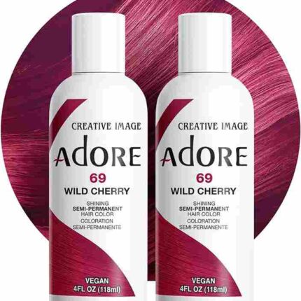 ADORE 69 WILD CHERRY SEMI PERMANENT HAIR COLOR 4oz/118ml