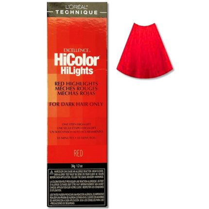 LOREAL HICOLOR HILIGHTS RED HIGHLIGHTS - RED 34g/1.2oz