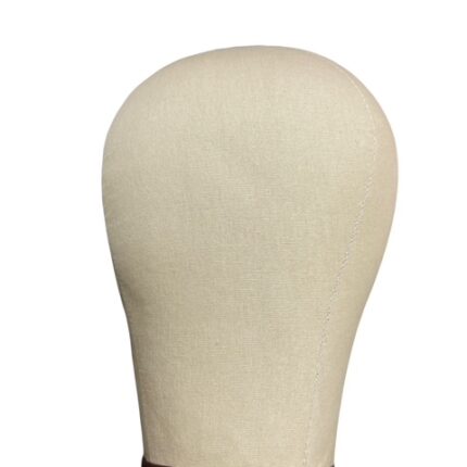 CORK CANVAS BLOCK MANNEQUIN HEAD