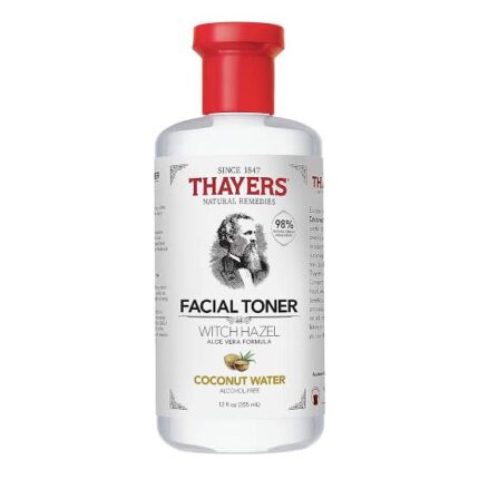 THAYERS FACIAL TONER WITCH HAZEL ALOE VERA FORMULA COCONUT WATER 12oz/355ml