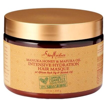SHEA MOISTURE MANUKA HONEY & MAFURA OIL INTENSIVE HYDRATION HAIR MASQUE 12oz/340g