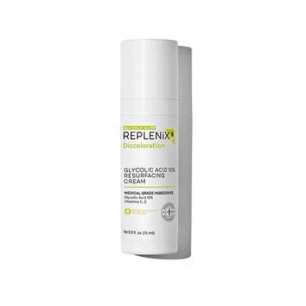 REPLENIX GLYCOLIC ACID 10% RESURFACING CREAM 0.5oz/15ml
