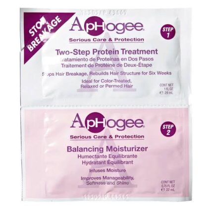 APHOGEE TWO STEP PROTEIN TREATMENT 1oz/29ml & BALANCING MOISTURIZER 0.75oz/22ml